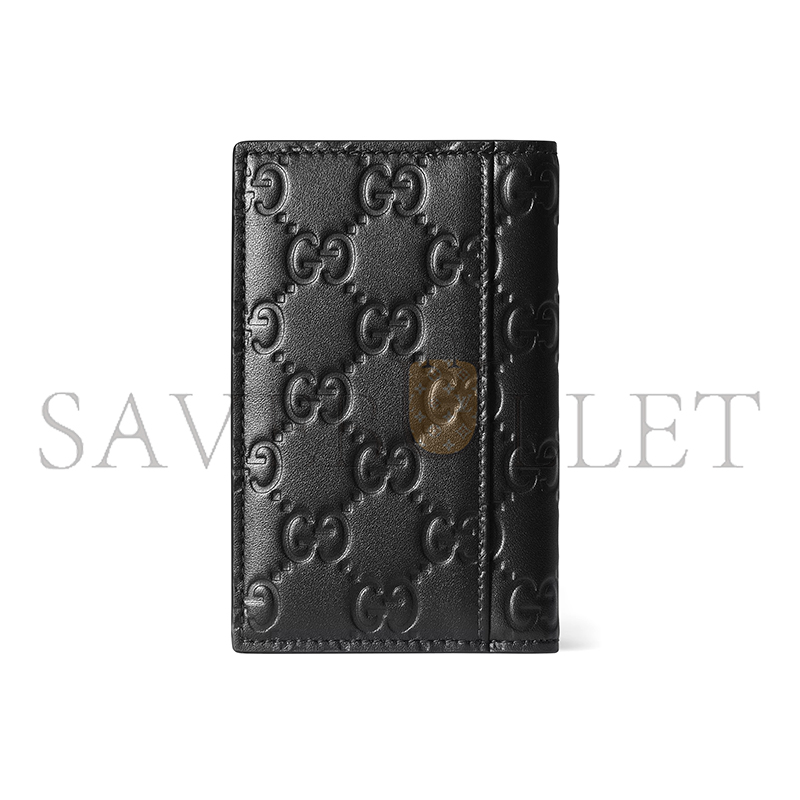 GUCCI GG EMBLEM CARD CASE 850183 (12*7.5cm) GUCCI GG EMBLEM CARD CASE 850183 (12*7.5cm)